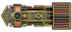 Lit Locomotive car preview