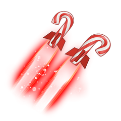 Candy Cane Rocket preview